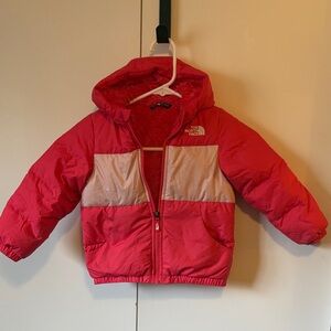 The North Face Lined Puffer Pink 3T